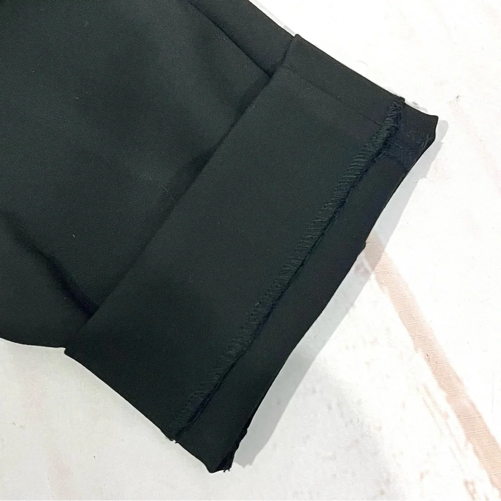 J.Crew Cameron High Rise Slim Ankle Trouser Pants in Four-Season Stretch Black
